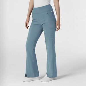 Wink renew cargo flare women’s yoga scrub pants petite